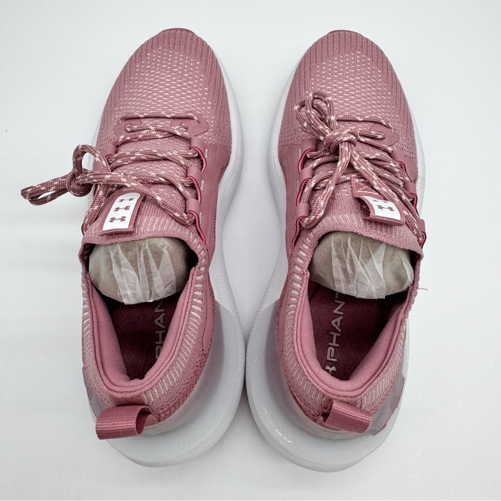 NWT Under Armour HOVR Phantom SE 3 in Pink & White Women’s Size 8.5 - Picture 10 of 16